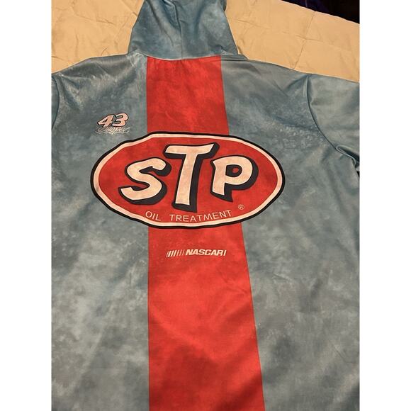 STP Racing Team Car Oil Gasoline Blie Size XXXL 3XL Nascar Richard Petty #43 - Picture 2 of 7